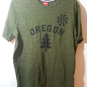 Nike Oregon Pinwheel Shirt Mens XLarge XL Green